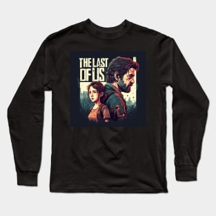 The Last of Us Pedro Pascal Joel inspired design Long Sleeve T-Shirt